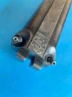 Perkussions-Hahndoppelbüchse F. Baader München, 10,8 mm Berdan (?)