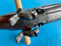 Perkussions-Hahndoppelbüchse F. Baader München, 10,8 mm Berdan (?)