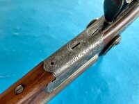 Hahndoppelbüchse W. Hender, Kal. 11mm & 12mm Lefaucheux (?)