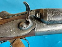 Hahndoppelflinte Nik Slaier Wien, Kal. 16/65 (?)