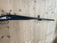 Hahndoppelflinte Unbekannt, Kal. 16/65 (?)