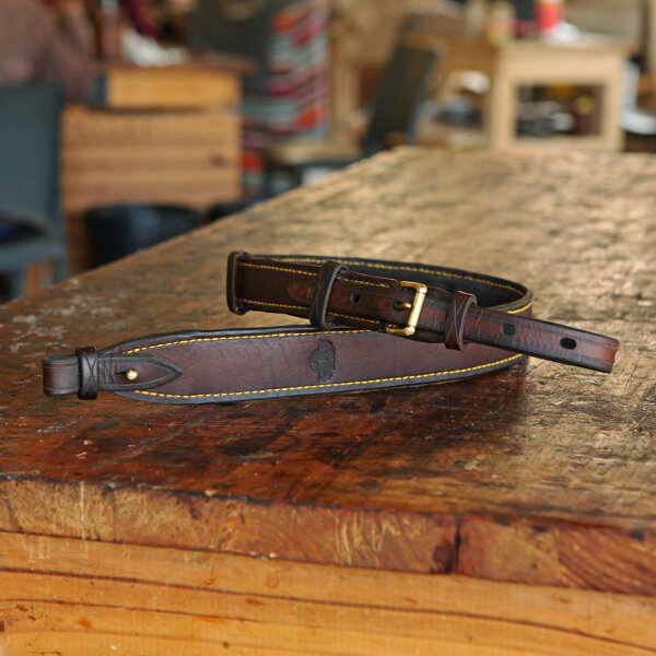 Gewehrtrageriemen Selous Leder 42 mm+
