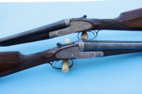 Doppelflintenpaar Linsley Bros., Kal. 12/70