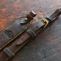 Gewehrtrageriemen Selous Leder 65 mm+